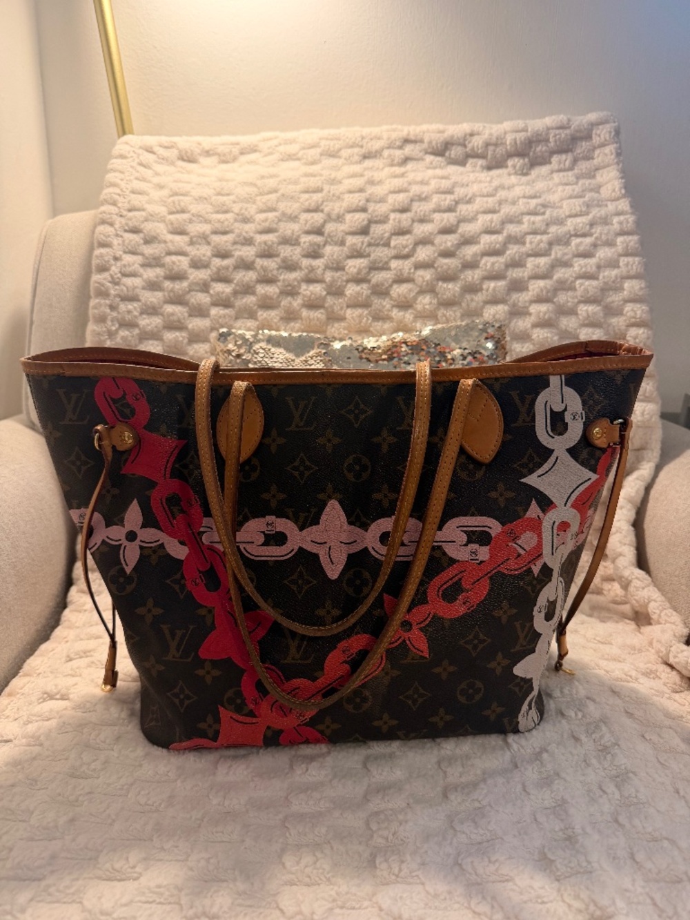 Louis Vuitton Limited Edition Monogram Bay Neverfull MM 2016